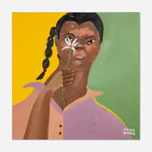 Hana Ward, Weirdo, 2021, oil on canvas