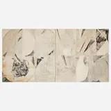 Lee Krasner, Past Present Subjunctive, 1976, charcoal and paper collage on canvas