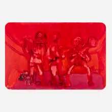 Alessandro Pessoli, Annunciatori, 2005-06, oil, enamel and spray paint on aluminum