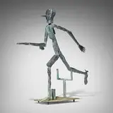 Mimmo Paladino, Pinocchio, 2004, bronze