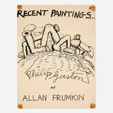 Philip Guston, Untitled (Recent Paintings at Allan Frumkin), 1978, ink on paper