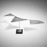 George Rickey, Archipellago, 1998, stainless steel, polished marble