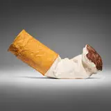 Claes Oldenburg, Fagend Study, cast aluminum hand-painted with enamel