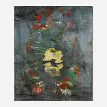 Ross Bleckner, Bird's Eye View II, 2008, oil on linen