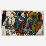 Paul Burlin, Corridors of Time, c. 1947, oil on canvas