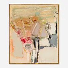 Warren Rohrer, Poppycock, 1968, oil on canvas in artist's frame