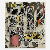 Jan-Ole Schiemann, Ohne Titel, 2016, ink and acrylic on canvas