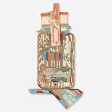 Betty Parsons, The Heart's Confusion, 1977, acrylic on wood construction