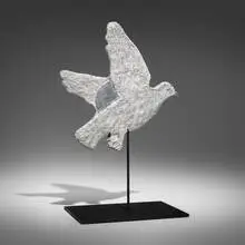 Kiki Smith, Sunrise, Sunset, 2016, aluminum, steel