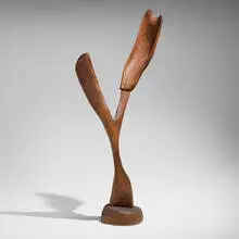 Thaddeus Mosley, Untitled, c. 1978, chip-carved walnut