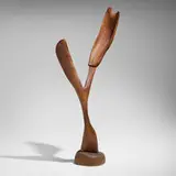 Thaddeus Mosley, Untitled, c. 1978, chip-carved walnut