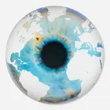 Marc Quinn, The Eye of History (Atlantic Perspective) Ice Age I, 2012, oil on canvas