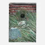 Jennifer Bartlett, 10 AM Grass, 1992-93, pastel and screenprint on Saunders