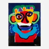 Karel Appel, Untitled, 1975, acrylic on paper