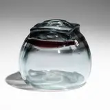 Tom Patti, Vase (from the Banded series), 1976, fused glass, hand-ground and polished
