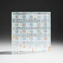 Tom Patti, Early study for the Jaeger-Chess-Set, 1994-95, cast glass