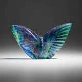 Shin-ichi Higuchi, Butterfly Vase, 1997, pâte de verre