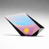 Mark Peiser, Skyscape (from the InnerSpace series), 1996, cast, cut and polished glass