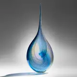 Angel Tear by Lino Tagliapietra, 1995, hand-blown glass, sold May 2025