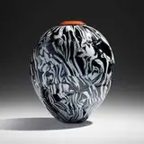 Untitled by Lino Tagliapietra and Alfred De Credico Toots Zynsky, 1995, hand-blown glass, sold May 2025
