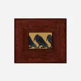 Rookwood Faience, Rare Rook tile, c. 1910, glazed ceramic