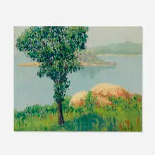 Charles S. Todd, Landscape, c. 1920, oil on canvas
