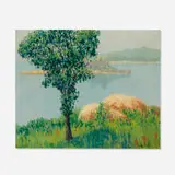 Charles S. Todd, Landscape, c. 1920, oil on canvas