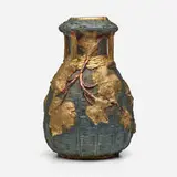 Stellmacher Riessner & Kessel, Monumental Amphora vase with maple leaves and branches