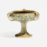 Paul Dachsel, Amphora footed vase with Mackintosh roses