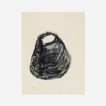 Untitled by Roni Horn, 1982, pigment and wash on paper, sold Oct 2022