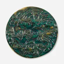 David Smith, Medallion, 1956, glazed ceramic