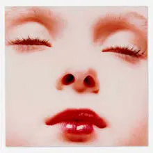 Inez van Lamsweerde, Kirsten, 1996, c-print face mounted to Plexiglas