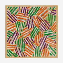 Jasper Johns, Untitled, 1977, screenprint in colors on Patapar printing parchment