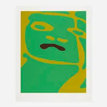 Gary Hume, Spring Angel D, 2000, screenprint in colors on 400 gsm Somerset