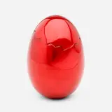 Jeff Koons, Cracked Egg, 2008, aluminum with red glaze