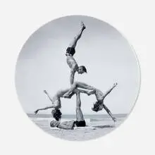 WOW (Works on Whatever) Project Plate by Jeff Koons, 2011-12, transfer-printed porcelain, sold Oct 2022
