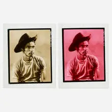 Tracey Moffatt, Beauty (In Cream); Beauty (In Wine) (two works from The Beauties), c-print