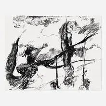 Kara Walker, Sketch for a Fabulous Tale, 2011, lithograph on paper