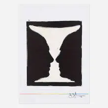 Jasper Johns, Cup 2 Picasso, 1973, lithograph in colors