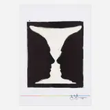 Jasper Johns, Cup 2 Picasso, 1973, lithograph in colors