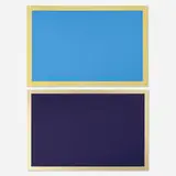 Winston Roeth, Day and Night (diptych), 2007, tempera on Dibond
