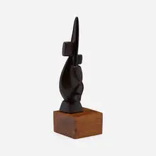 Abou Traoré, Untitled, 2019, cast patinated bronze