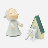 Yoshitomo Nara, Puppy bookend and Little Wanderer