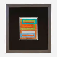 Untitled by Josef Zenk, gouache on paper, sold Oct 2022