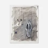 Nick Mauss, Untitled, 2005, oil and graphite on board