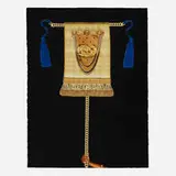 Rashaad Newsome, Standard of the 2nd Duke of Melpomene, 2012, collage on paper
