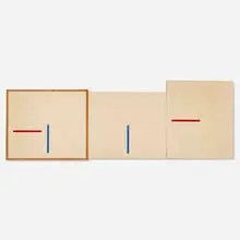 Bruce Boice, Untitled, c. 1975, acrylic on three attached canvases