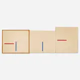 Bruce Boice, Untitled, c. 1975, acrylic on three attached canvases