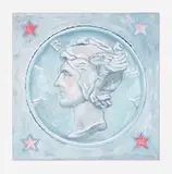 Robert Dowd, Mercury Dime, 1964, acrylic on canvas