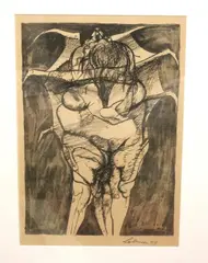 Rico Lebrun, Drawings for Dante's Inferno, 1963, Limited edition lithograph